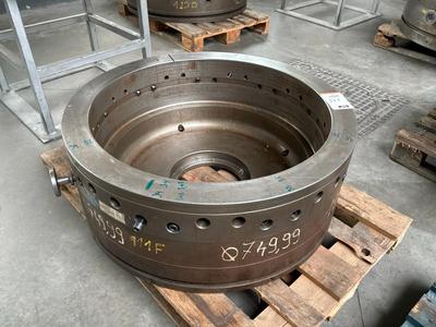 Overzichtsfoto van stalen cilinder mal