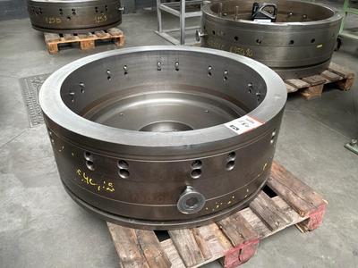 Overzichtsfoto van stalen cilinder mal