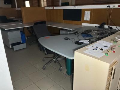 Übersichtsbild von Schreibtischinsel