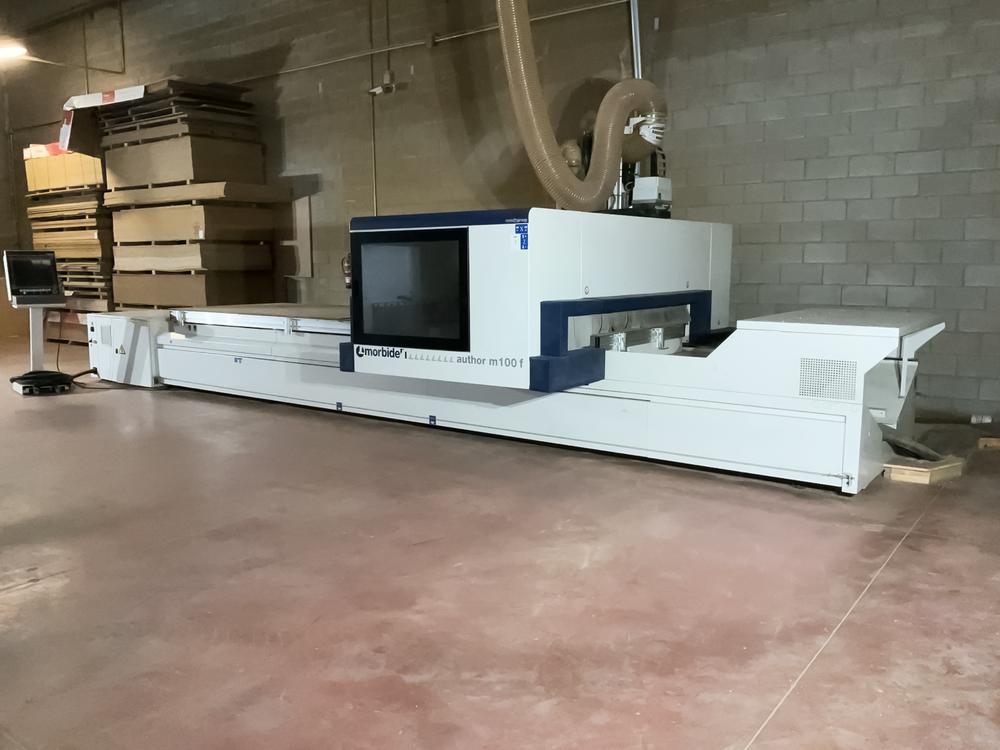 2017 Morbidelli Author M100F 5-axis CNC machining center