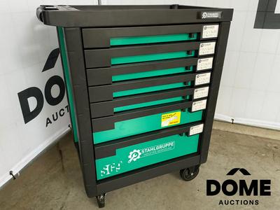 Översiktsbild av Stahlgruppe SG9 professionele gevulde gereedschapswagen