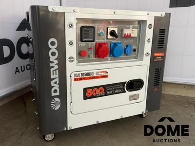 Översiktsbild av Daewoo DDAE10500DSE-3G diesel stroomgenerator
