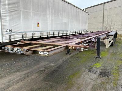 Übersichtsbild von 1999 Vanhool 3B0052 Containerchassis-Sattelauflieger