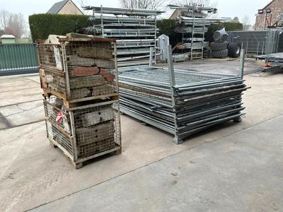 Overview picture of Heras Hekken + voetblokken (25 stuks)