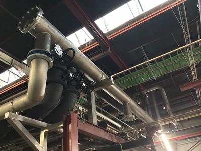 Imagen general de inox leidingen voor koelwater
