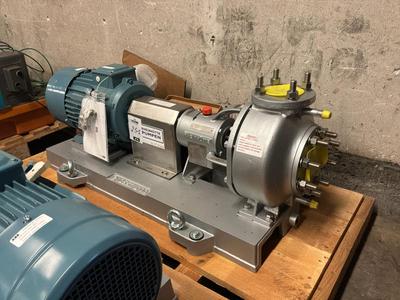 Imagen general de 2022 Rheinhütte RN 50/160 CN1H heavy duty Horizontale, enkelvoudige centrifugaalpomp.