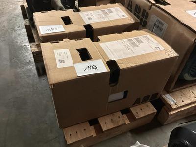 Overzichtsfoto van ABB elektromotor (2x)