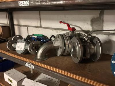 Übersichtsbild von 2023 industriële kogelkranen met flensaansluitingen