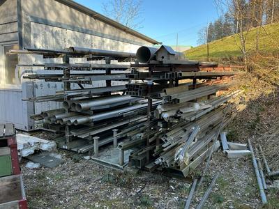 Overview picture of various metal profiles