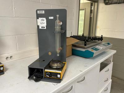 Übersichtsbild von Gerhardt EV 1 Laboratorium-verwarmingsopstelling