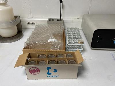 Übersichtsbild von Qmx. 40ml Clear EPA Vials Laboratoriumglasflesjes