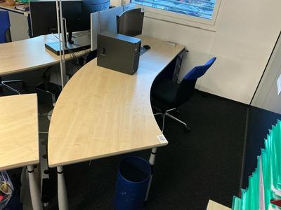 Overview picture of Lista Desk setup
