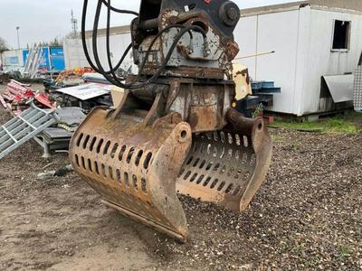 Overzichtsfoto van 2012 Pladdet PRG4-800 Roterende sorteergrijper