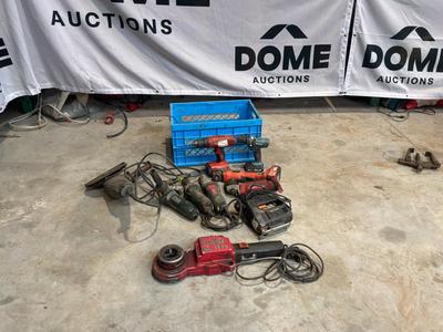 Overzichtsfoto van Divers elektrisch en accu gereedschappen