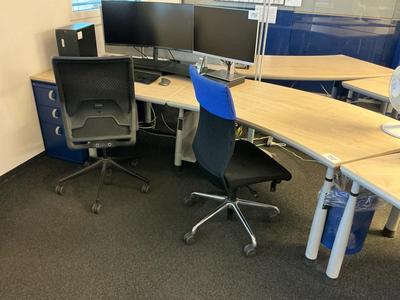 Overview picture of Lista Desk setup