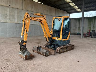 Overzichtsfoto van 2018 Hyundai Robex252-9AK mini-rupsgraafmachine