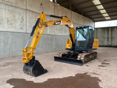 Overzichtsfoto van Sany SY75C Midi-rupsgraafmachine