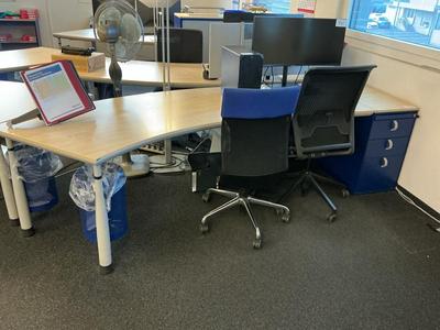 Overview picture of Lista Desk setup