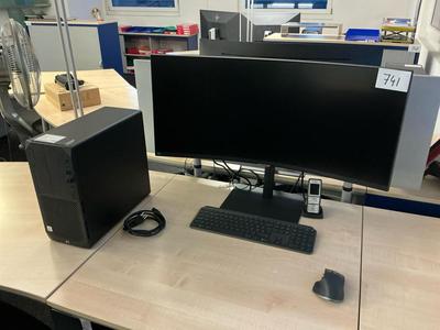 Overview picture of Samsung Computer setup