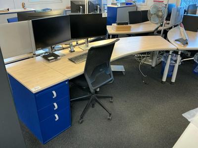 Overview picture of Lista Desk setup