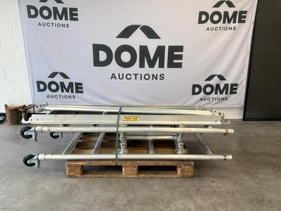 Immagine panoramica di Piattaforma mobile pieghevole in alluminio Petry