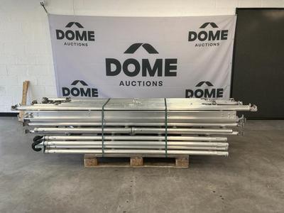 Immagine panoramica di Piattaforma mobile pieghevole in alluminio Petry