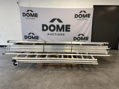 Immagine panoramica di Piattaforma mobile pieghevole in alluminio Petry