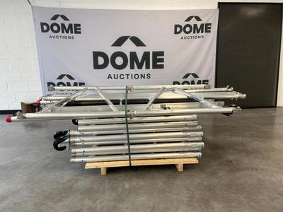 Immagine panoramica di Piattaforma mobile pieghevole in alluminio Petry