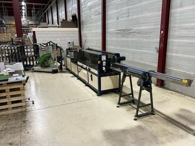 Übersichtsbild von cardboard core glue & wrapping machine