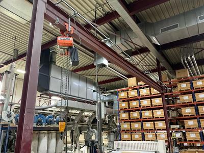 Imagen general de Rema SR chain hoist on monorail beam