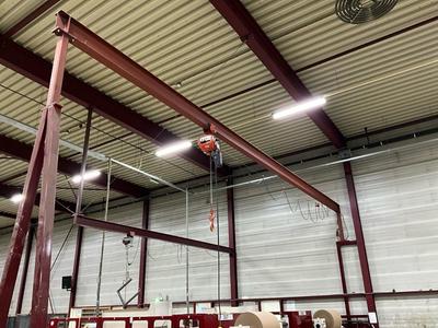 Imagen general de FBH chain hoist on monorail beam