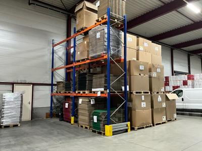 Overview picture of pallet rack (6m)