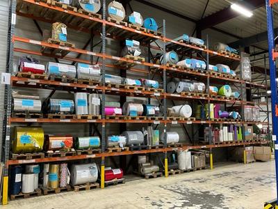 Overzichtsfoto van Jumbo rolls gift wrapping paper