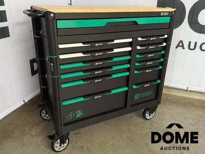 Overzichtsfoto van Stahlgruppe SG23 professionele gevulde gereedschapswagen