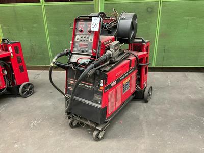 Översiktsbild av Lincon Power wave 455M/SST MIG lasmachine