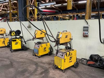 Översiktsbild av ESAB LUD 450W MIG/TIG lasmachine