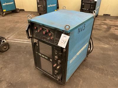 Översiktsbild av Messer Griesheim inverter TIG 450 DC TIG lasmachine