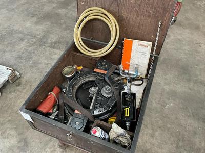 Overzichtsfoto van Furmanite SX 012 flens afdraaimachine