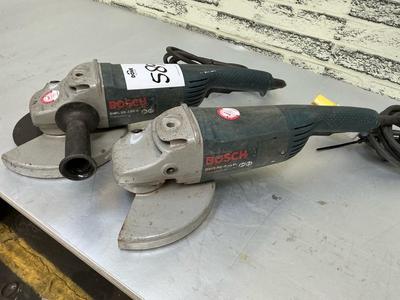 Overview picture of Bosch GWS 20-230 H haakse slijper (2x)