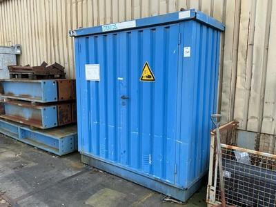 Immagine panoramica di 2004 Denios WGH 210 Chemicaliën opslagcontainer