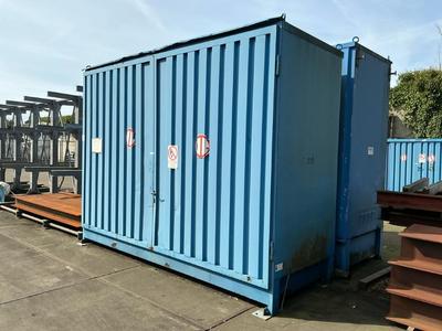 Immagine panoramica di 2008 Denios 2 P 414-OTE Chemicaliën opslagcontainer