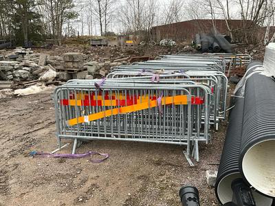 Overzichtsfoto van veiligheidsomheining