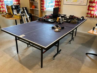Overzichtsfoto van tafeltennistafel