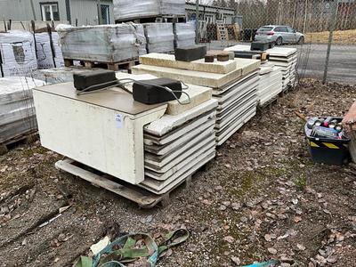 Overzichtsfoto van isolatiemateriaal (4x)