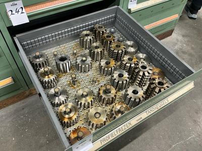 Immagine panoramica di Frese per profili a cremagliera