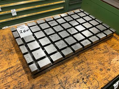 Overzichtsfoto van Halder T-gleuf opspantafel