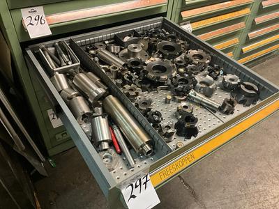 Immagine panoramica di Teste e supporti di fresatura