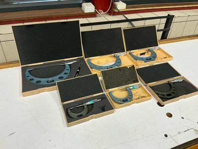 Overzichtsfoto van Mitutoyo Buiten micrometer (6x)