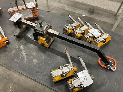 Immagine panoramica di magnete di sollevamento