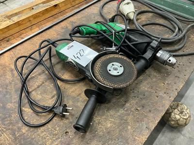 Photo d'aperçu de Perceuse et meuleuse d'angle Hitachi